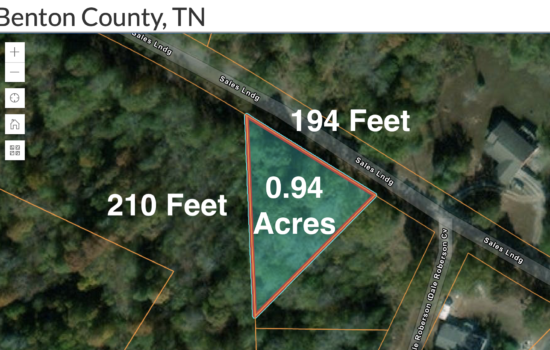 0.94 Acres of Vacant Land in Camden, TN